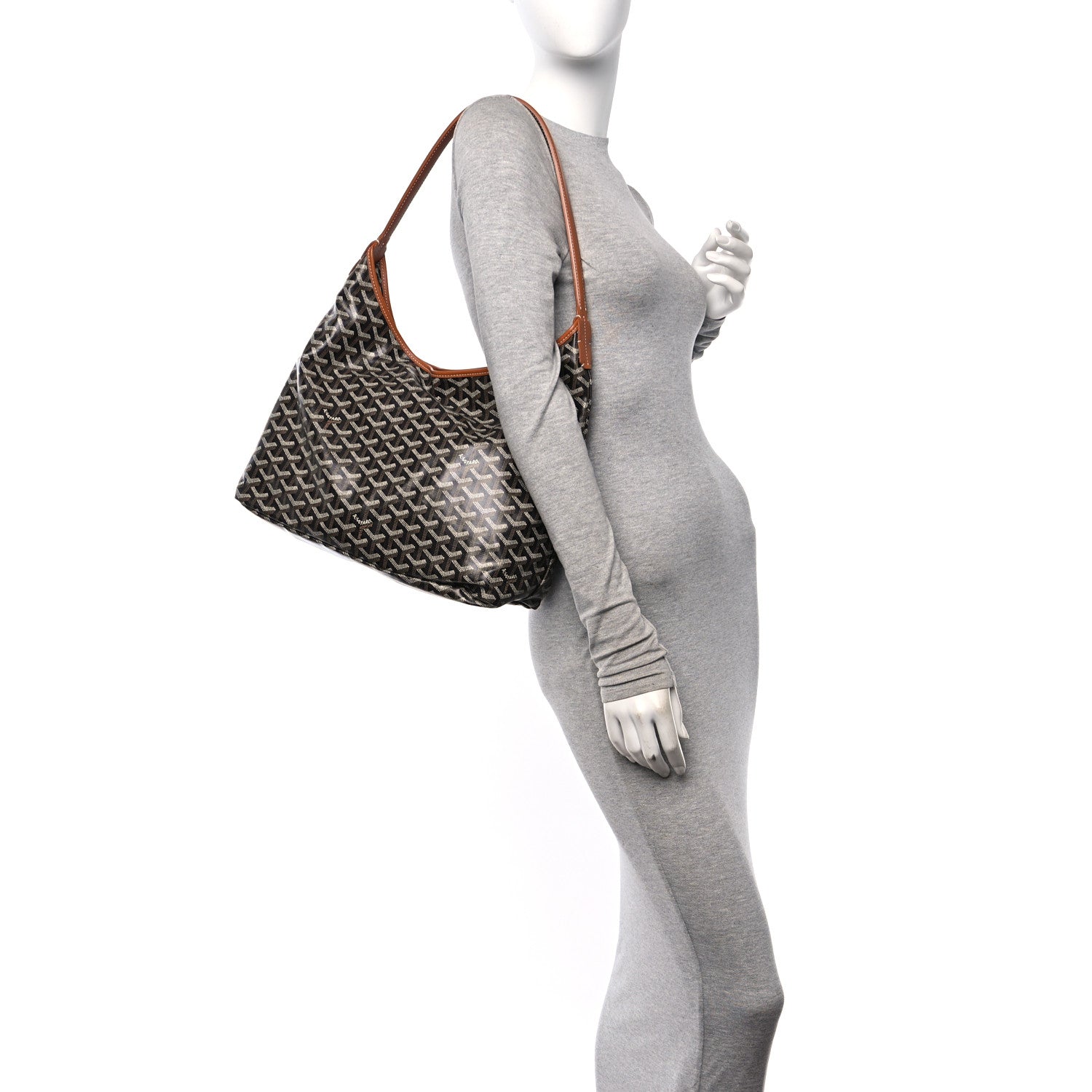 Goyard Goyardine Boheme Hobo Black Gold 2 of 11