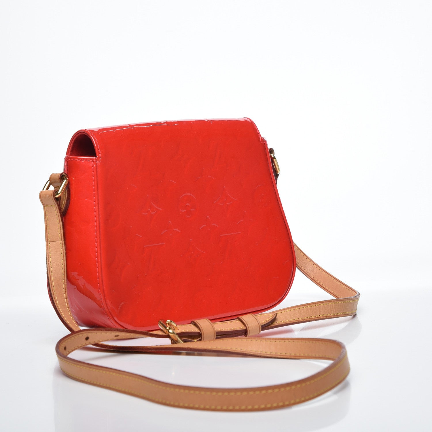 Louis Vuitton Vernis Bellflower PM Rouge Grenadine 2 of 10