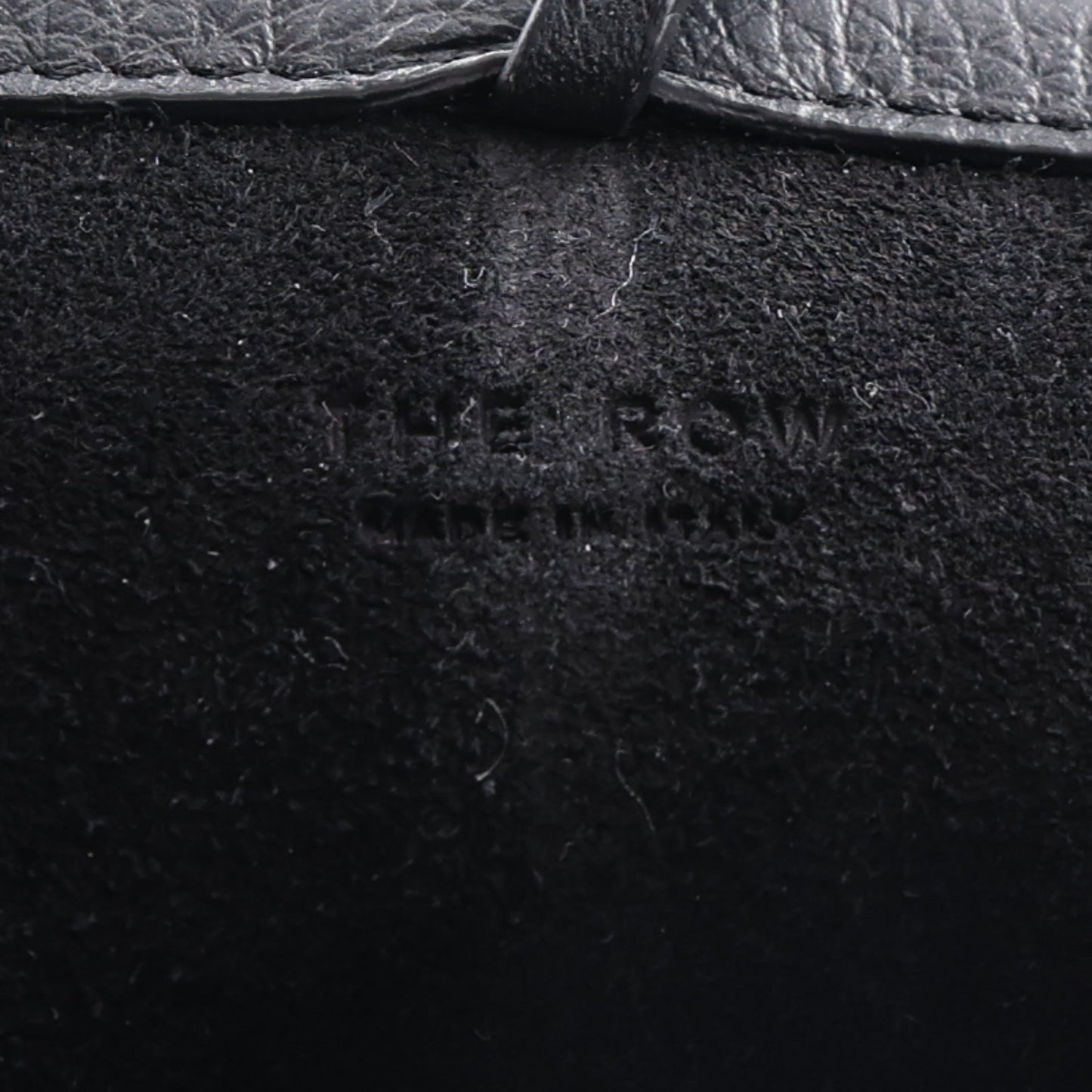 Grained Calfskin Small N/S Park Tote Black