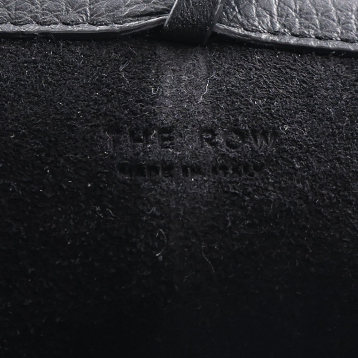 The Row Grained Calfskin Small N/S Park Tote Black 6 of 9