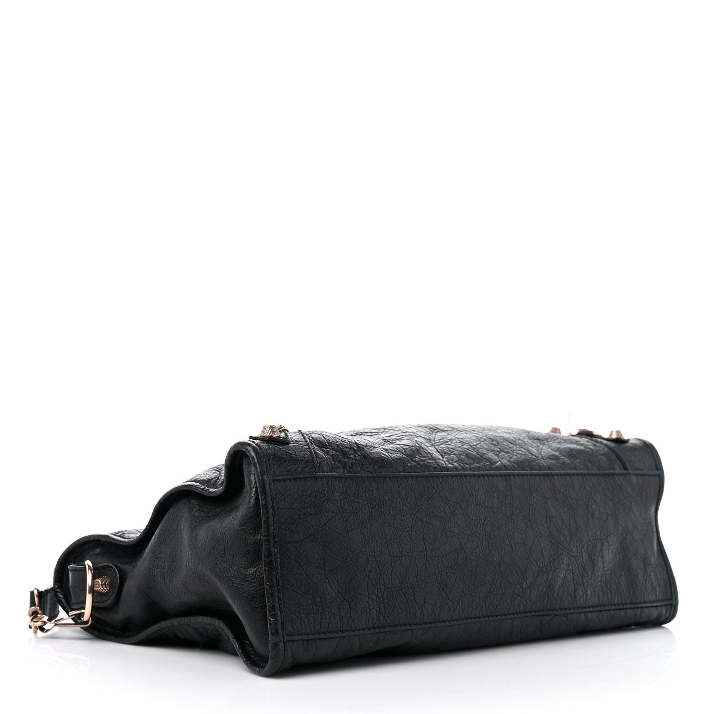 Agneau Giant 12 Rose Gold Hardware City Black