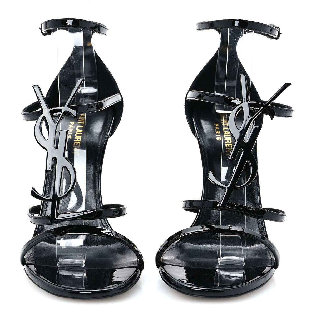Vernice Chiffon Cassandra 100 Ankle Strap Sandals 39 Black