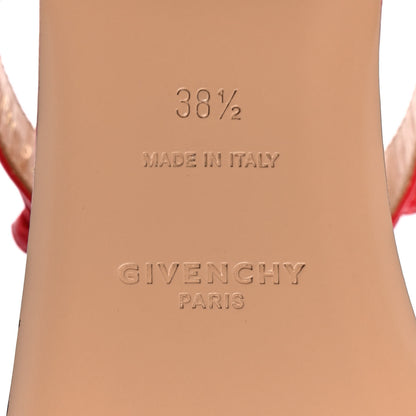 Givenchy Calfksin Elba Thong Sandals 38.5 Red 7 of 12