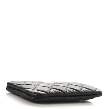 Chanel Caviar Quilted Small Cosmetic Case Black 4 of 8