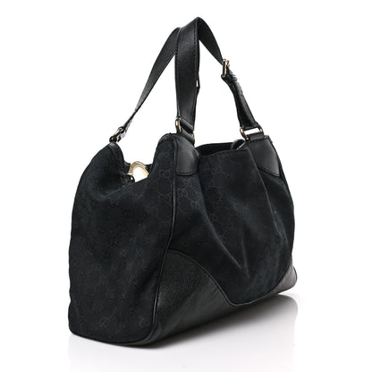 Gucci Monogram Charlotte Tote Black 3 of 9