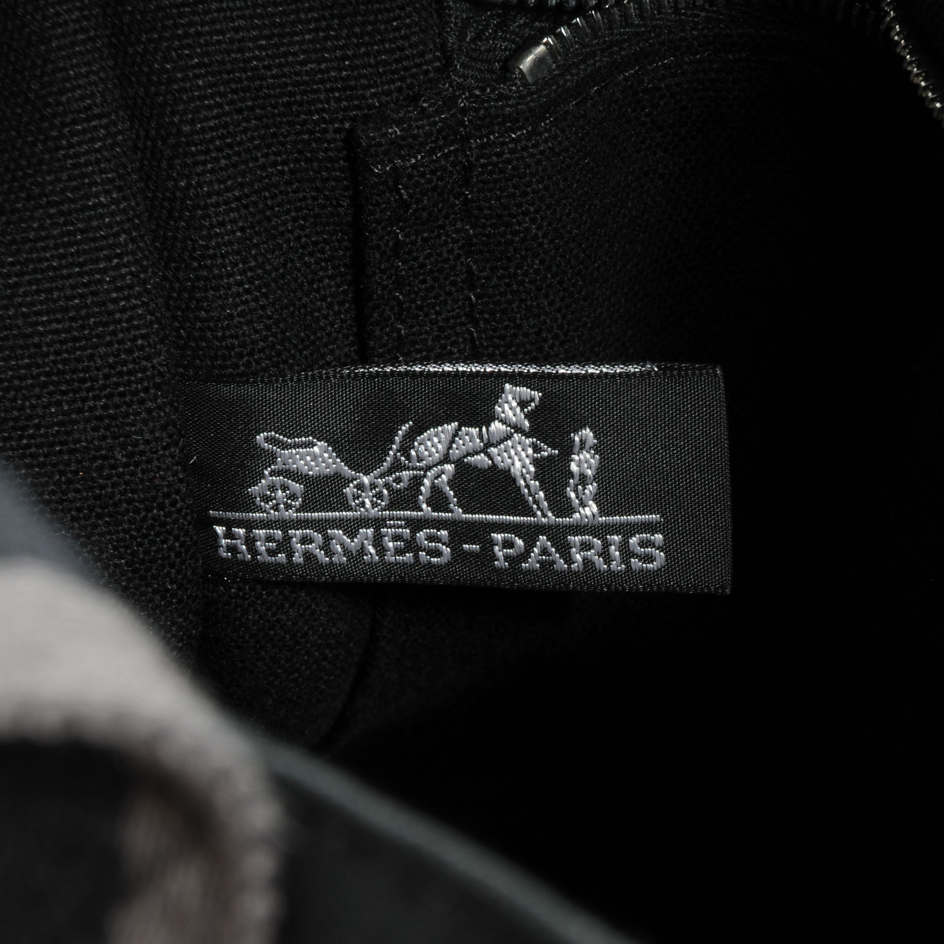 Hermes Canvas Fourre Tout PM Black 6 of 8