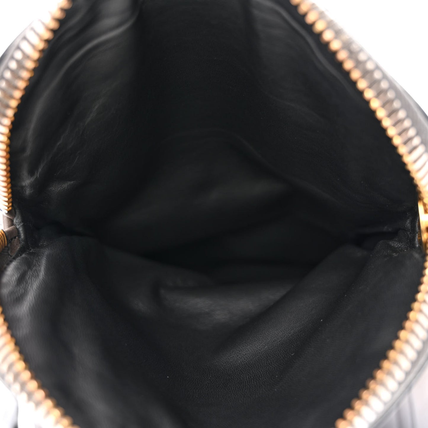 Grained Calfskin Medium Shaded Jennifer Crossbody Bag Brown