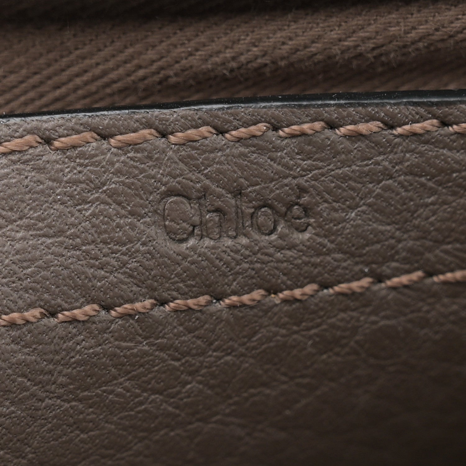 Chloe Calfskin Mini Marcie Round Crossbody Bag Cashmere Grey 6 of 11