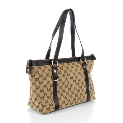 Gucci Monogram Medium Abbey Tote Brown 3 of 7