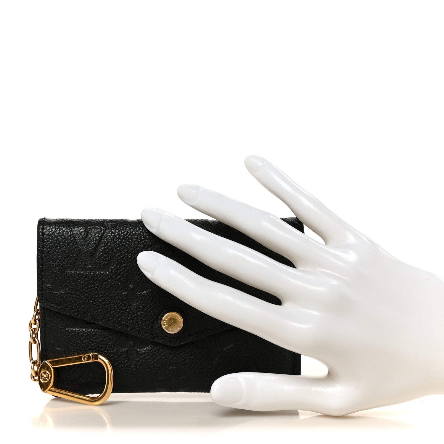 Louis Vuitton Empreinte Key Pouch Black 2 of 9