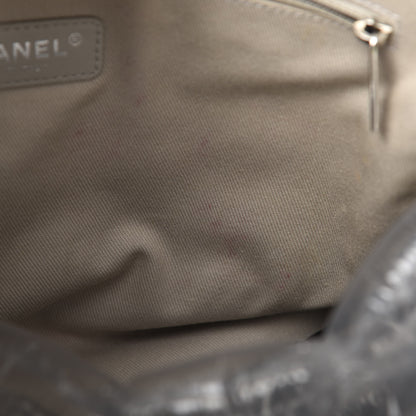 Chanel Glazed Calfskin Small Deauville Tote Ivory 11 of 12