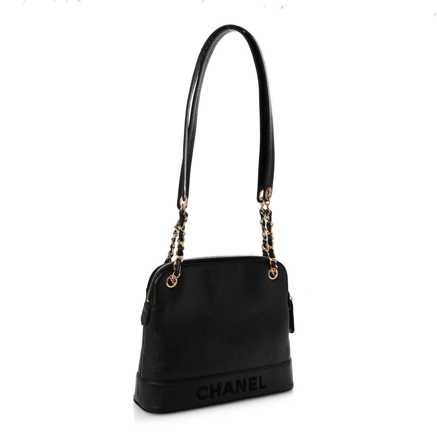 Chanel Caviar CC Shoulder Bag Black 3 of 12