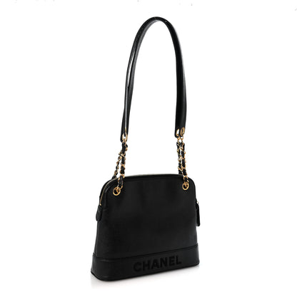 Chanel Caviar CC Shoulder Bag Black 3 of 12