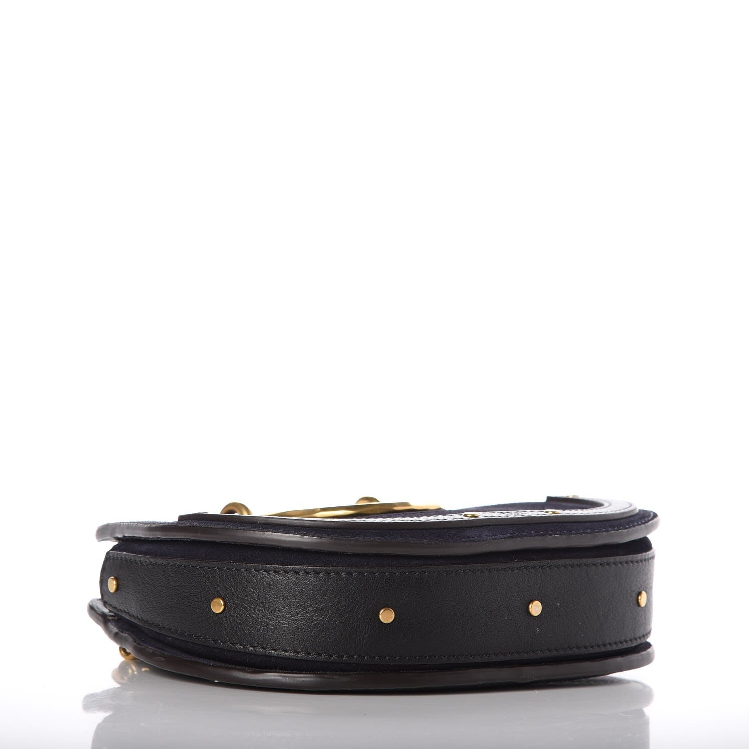 Chloe Calfskin Suede Mini Pixie Signature Belt Bag Full Blue 5 of 9