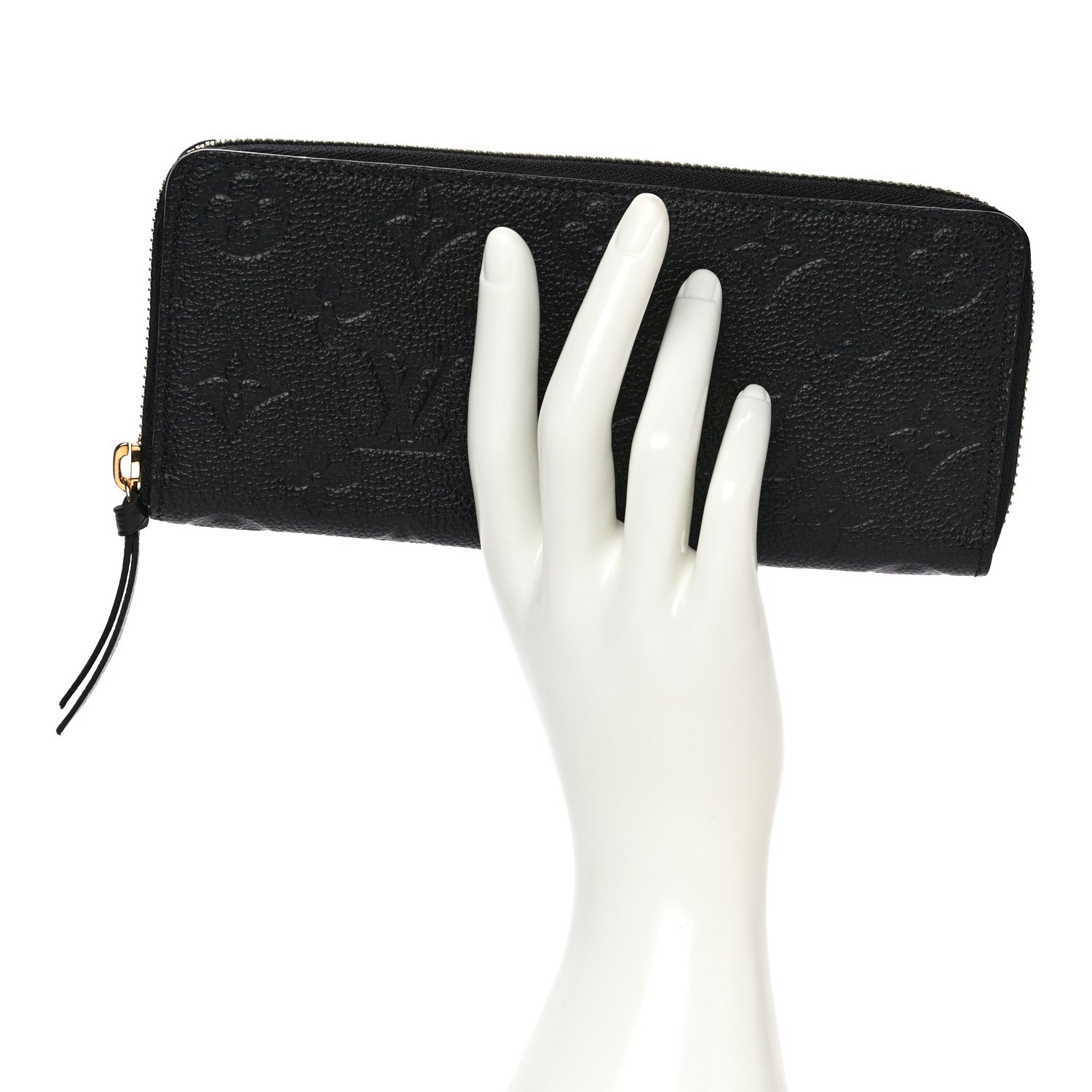 Louis Vuitton Empreinte Clemence Wallet Black 2 of 12