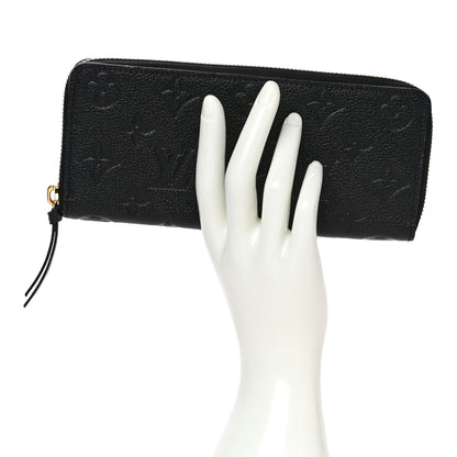 Louis Vuitton Empreinte Clemence Wallet Black 2 of 12