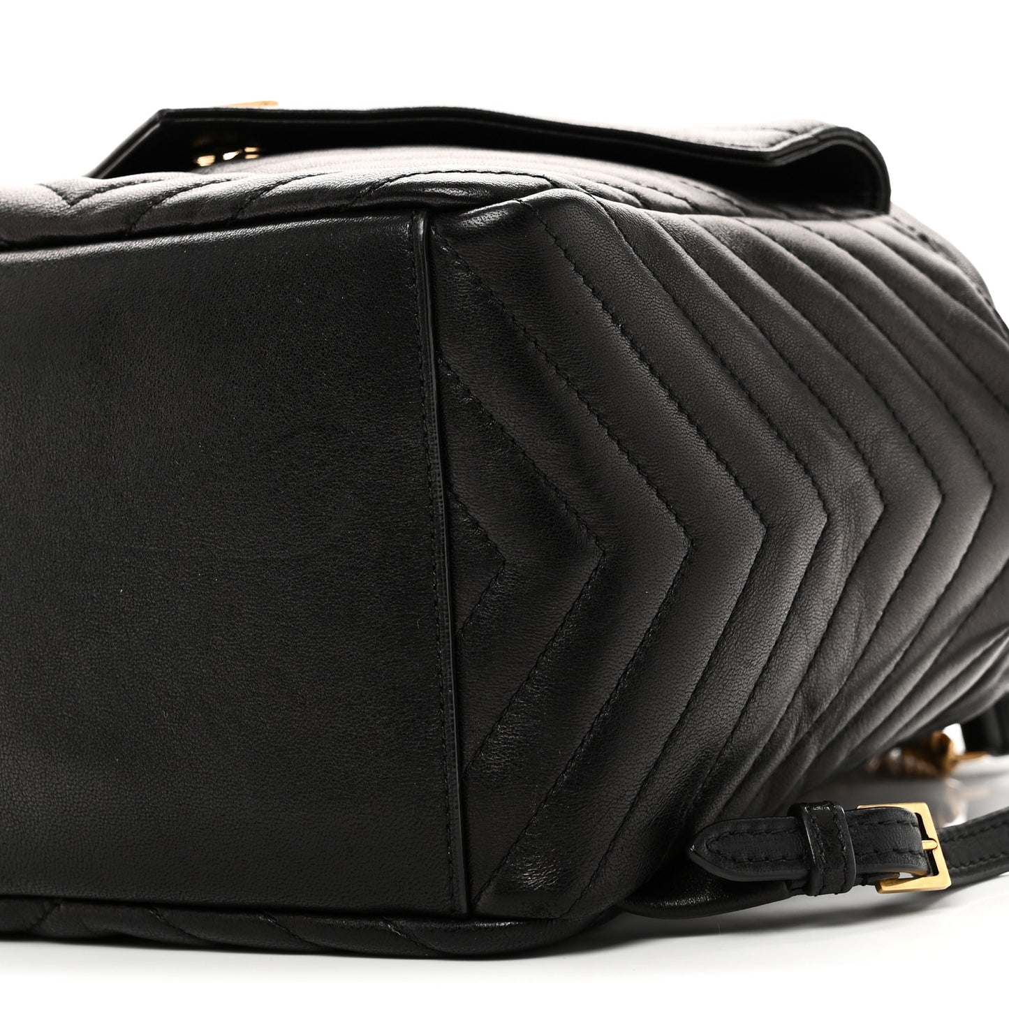 Lambskin Matelasse Monogram Joe Backpack Black