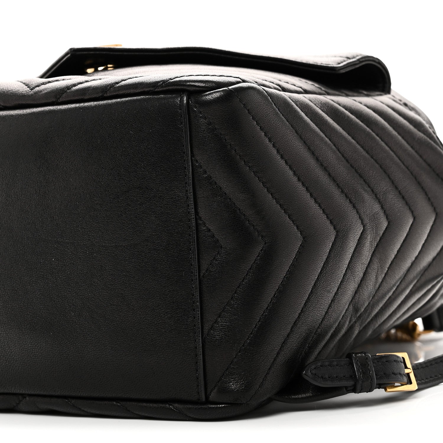 Saint Laurent Lambskin Matelasse Monogram Joe Backpack Black 10 of 10