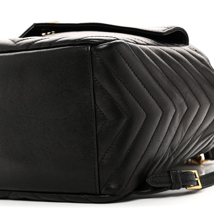 Saint Laurent Lambskin Matelasse Monogram Joe Backpack Black 10 of 10