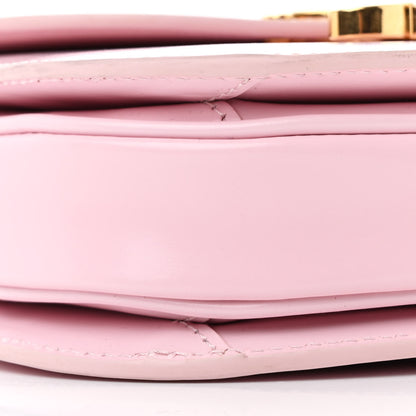 Celine Shiny Calfskin Triomphe Mini Besace Clea Light Pink 9 of 11