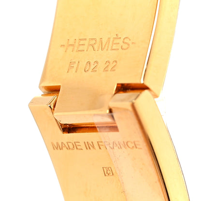 Hermes Enamel Narrow Clic Clac H Bracelet PM White 4 of 5