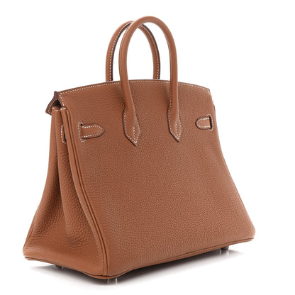 Hermes Togo Birkin 25 Gold 2 of 9