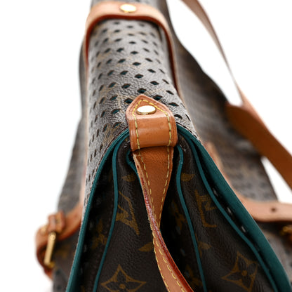 Louis Vuitton Monogram SC Flore Saumur Teal 14 of 17