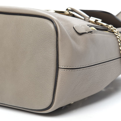 Chloe Suede Calfskin Small Faye Backpack Motty Grey 8 of 10