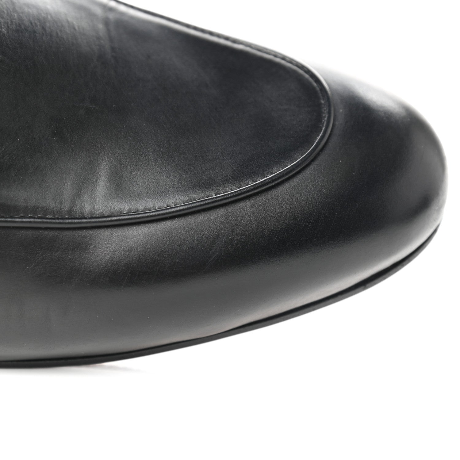 Gucci Calfskin Womens Princetown Slippers 40 Black 12 of 13