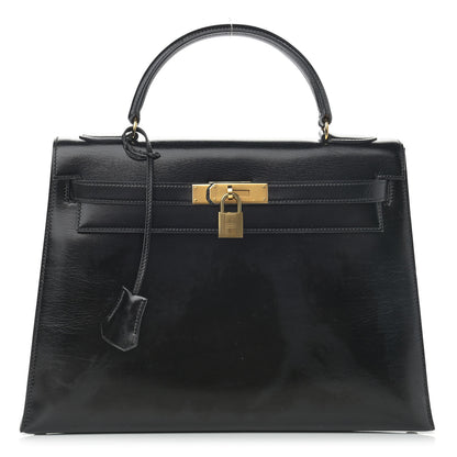 Hermes Box Kelly Sellier 32 Black 1 of 16