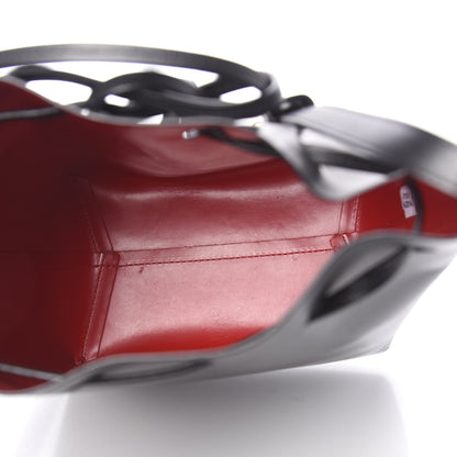 Mansur Gavriel Calfskin Mini Bucket Bag Black Flamma 6 of 10