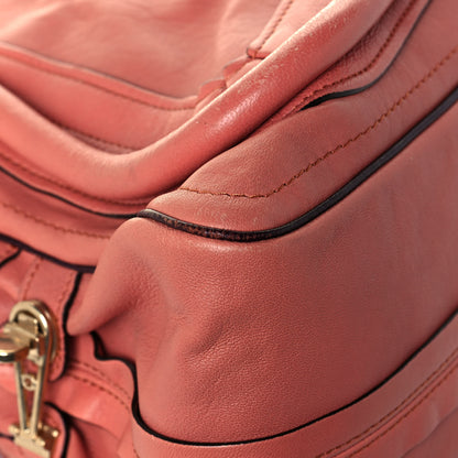 Chloe Calfskin Medium Military Paraty Peach Pink 9 of 17