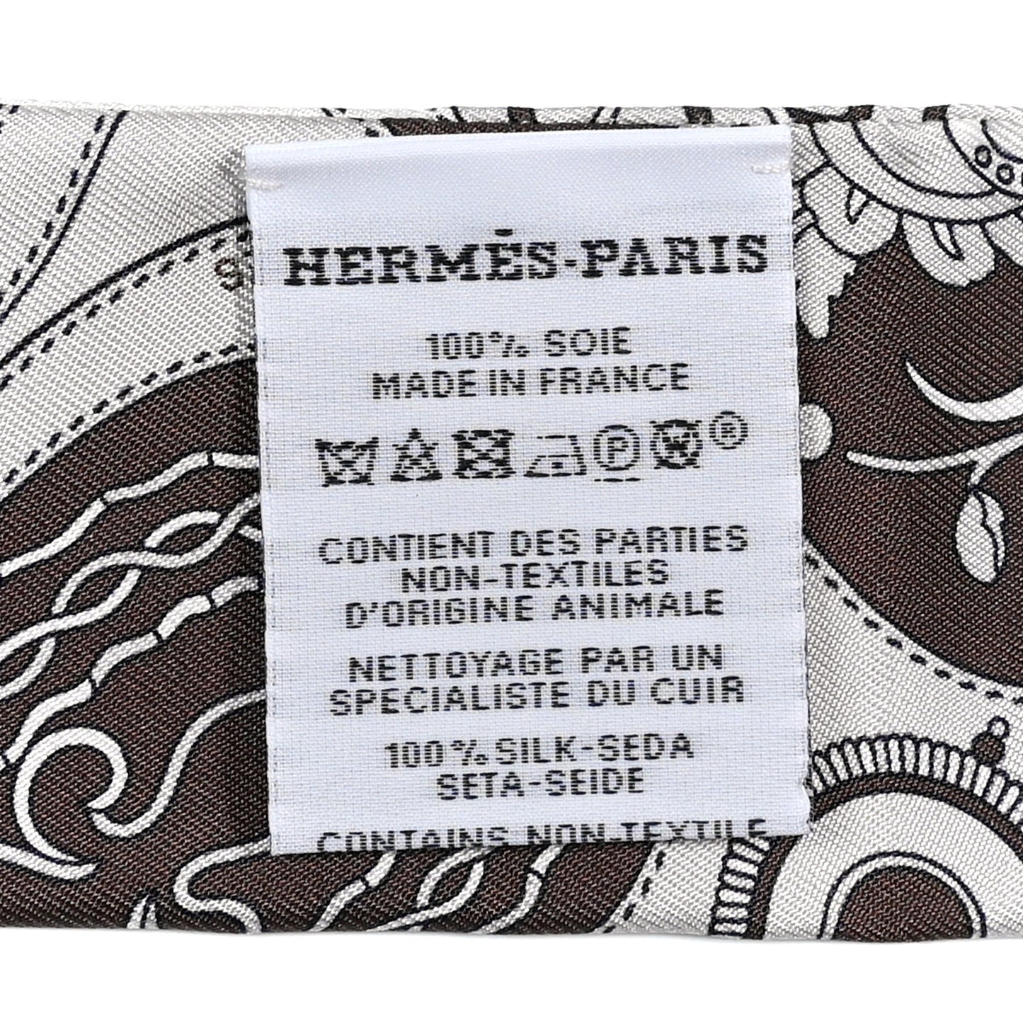 Silk Festival Des Amazones Bandana Fringed Twilly Craie Brun Craie Brun