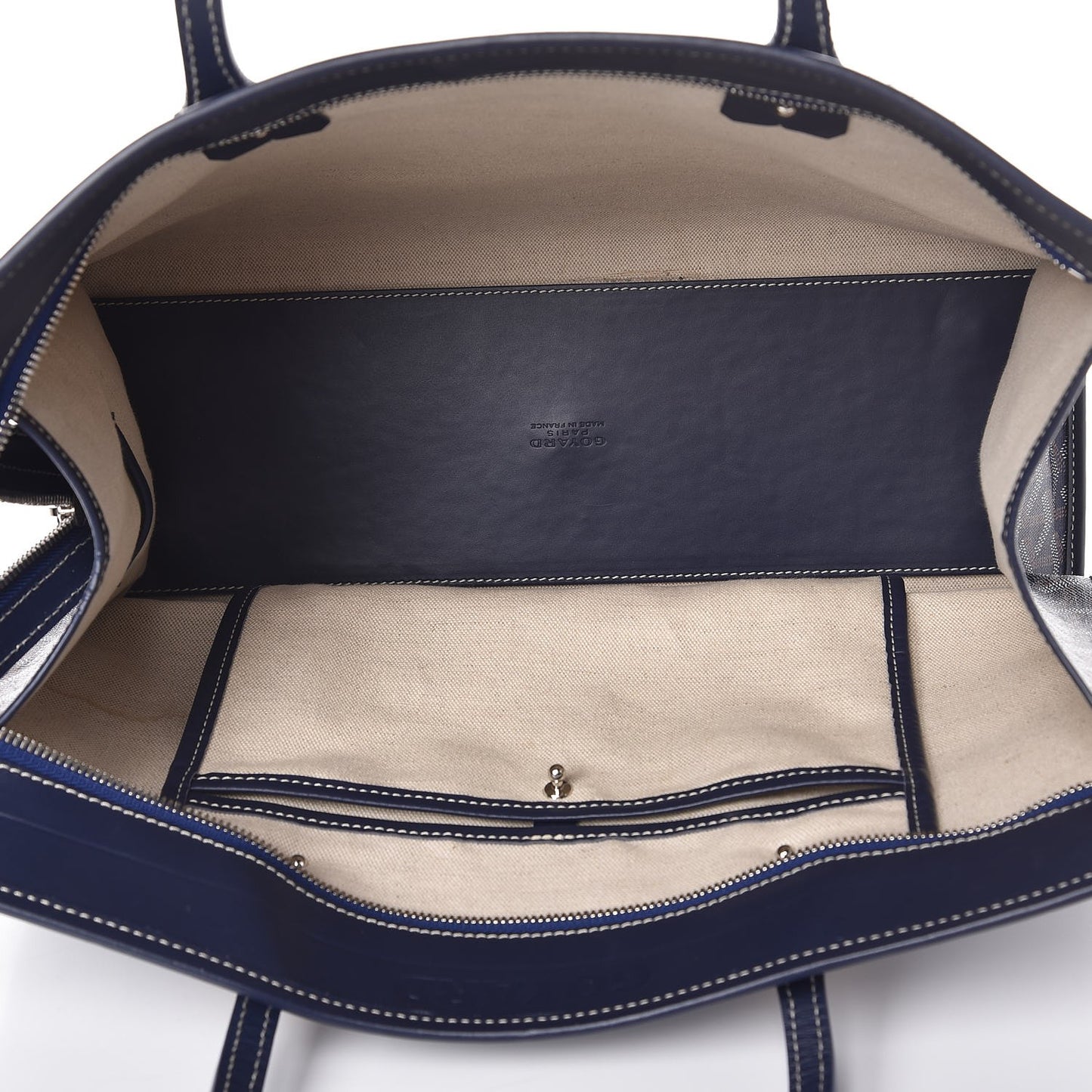 Goyardine Marquises Tote Navy