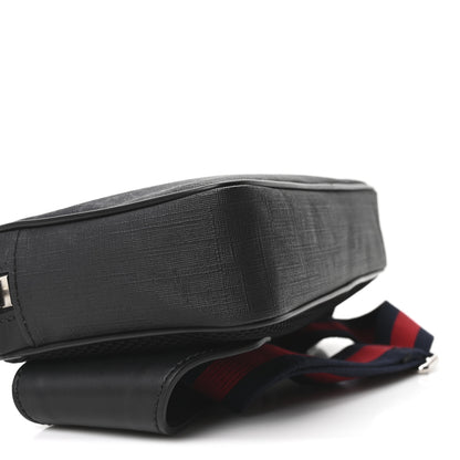 Gucci Soft GG Supreme Monogram Web Belt Bag Black Grey 8 of 9