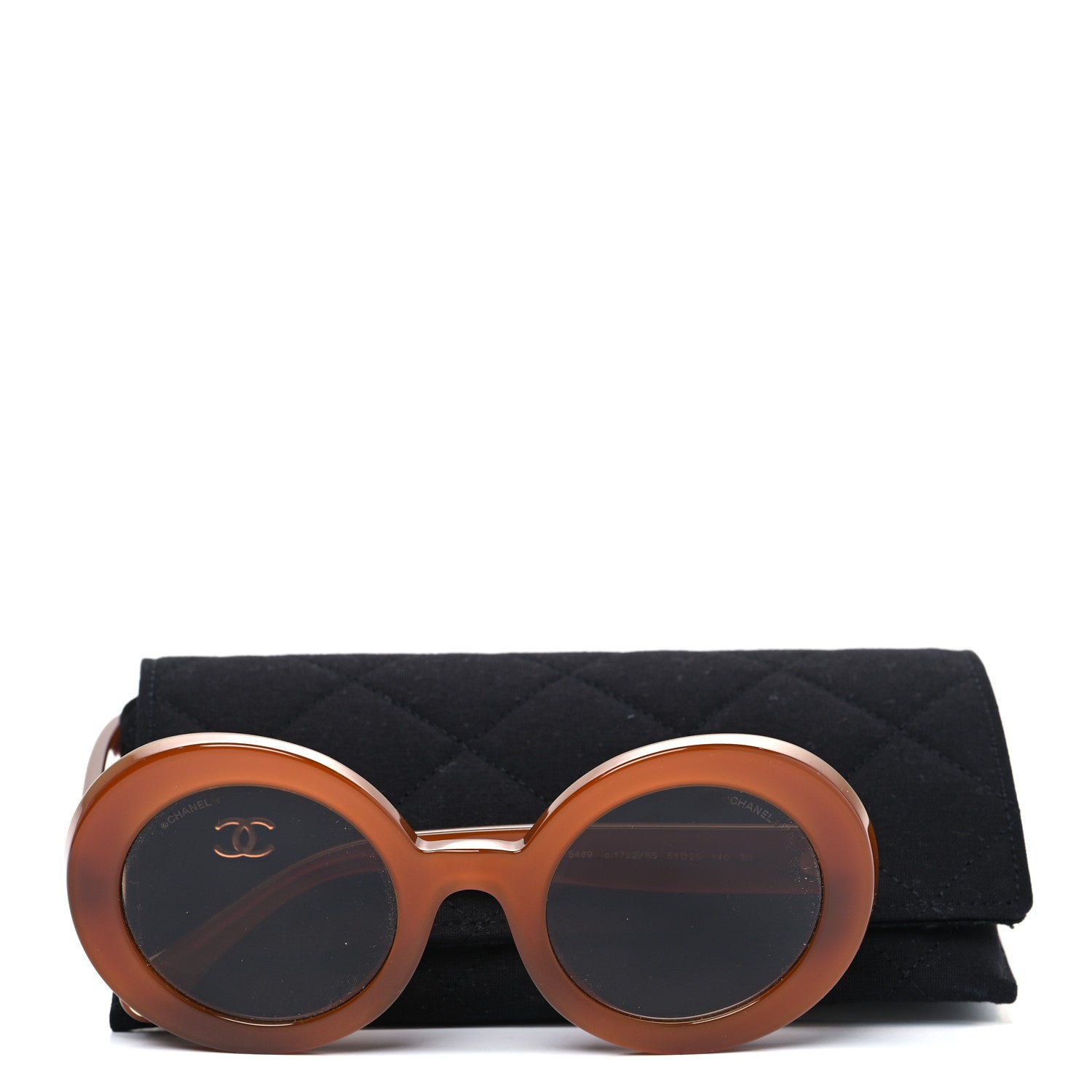 Chanel Acetate Round Sunglasses 5489 Brown 9 of 9
