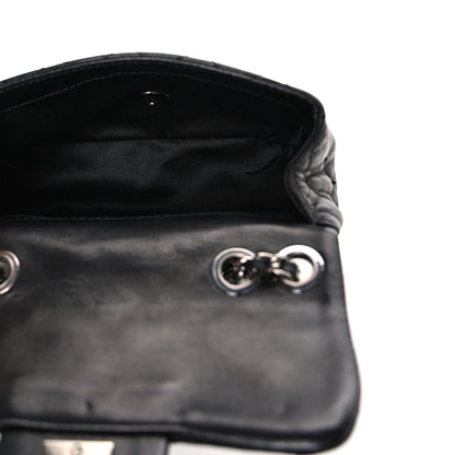 Chanel Lambskin Quilted Beaded Extra Mini Rectangular Flap Black 5 of 10