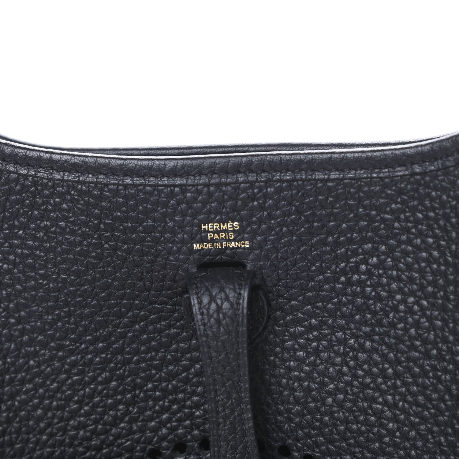Hermes Taurillon Clemence Evelyne TPM Black 6 of 11