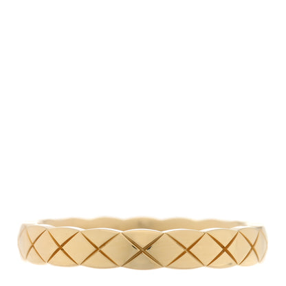 Chanel 18K Yellow Gold Mini Coco Crush Ring 53 6.25 3 of 5