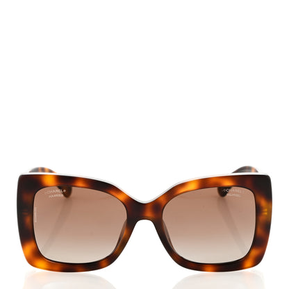 Chanel Square Polarized CC Sunglasses 5494-A Tortoise Brown 2 of 8