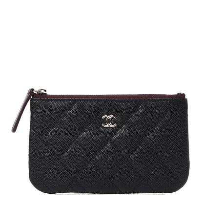 Chanel Caviar Quilted Small Cosmetic Case Black 1 of 8