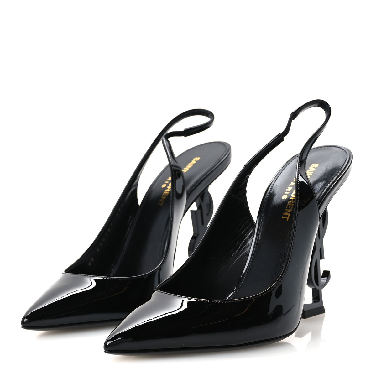 Patent Opyum 110 Slingback Pumps 37.5 Black