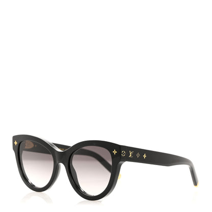 Louis Vuitton Acetate My Monogram Soft Cat Eye Sunglasses Z1908W Black 1 of 7