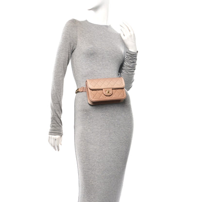 Chanel Caviar Quilted Sunset On The Sea Waist Bag Beige 2 of 10