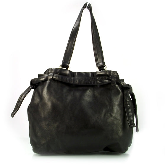 Prada Calfskin Leather Shoulder Bag Nero 1 of 10