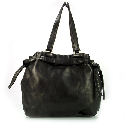 Prada Calfskin Leather Shoulder Bag Nero 1 of 10