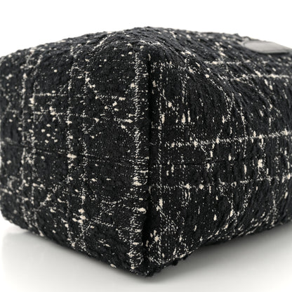 Christian Dior Tweed Cannage Small Vertical Toujours Black 9 of 9