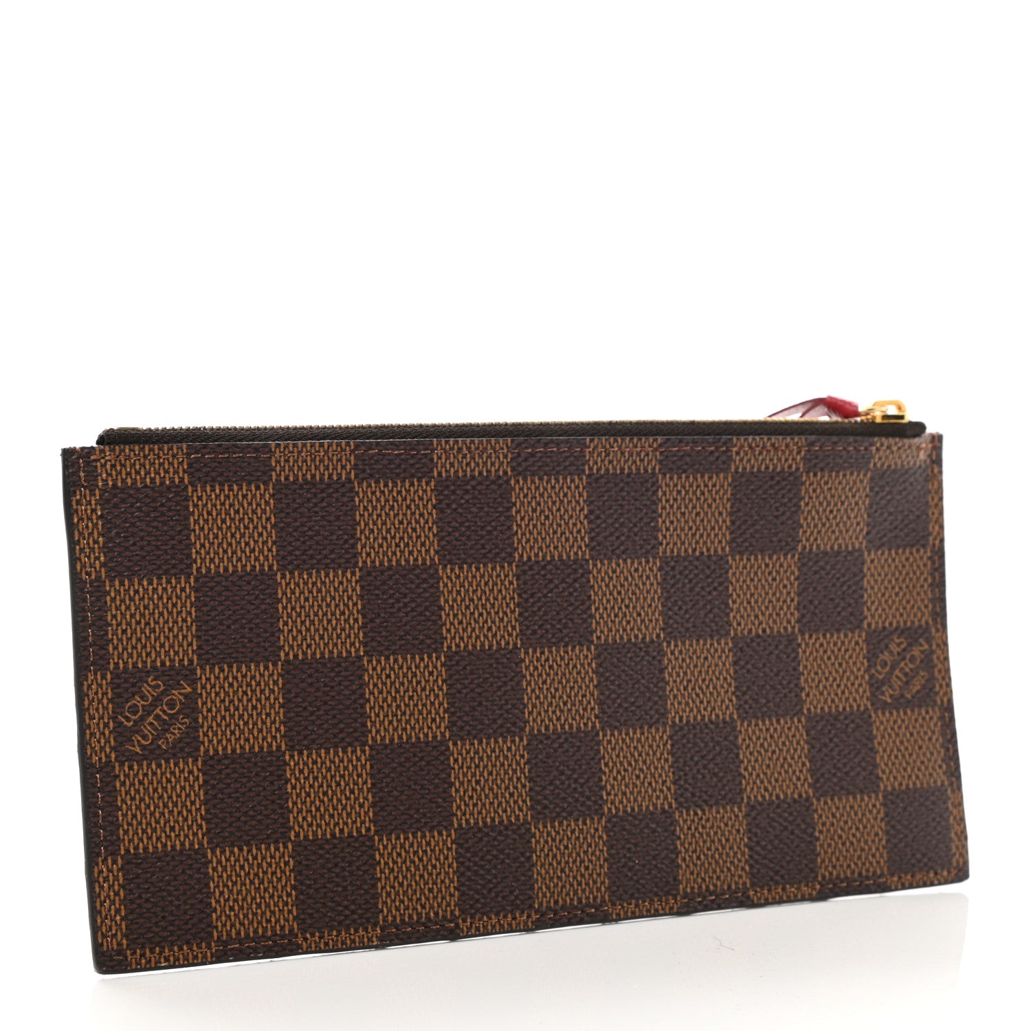 Louis Vuitton Damier Ebene Felicie Chain Wallet Zippered Insert 3 of 6