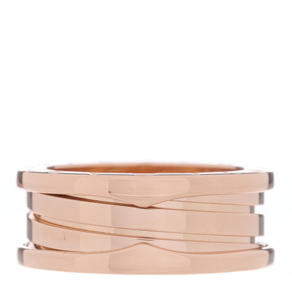 Bulgari 18K Rose Gold B.Zero1 Three-Band Ring 57 8 3 of 5