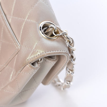Chanel Metallic Lambskin Quilted Extra Mini Rectangular Flap Ivory 20 of 25